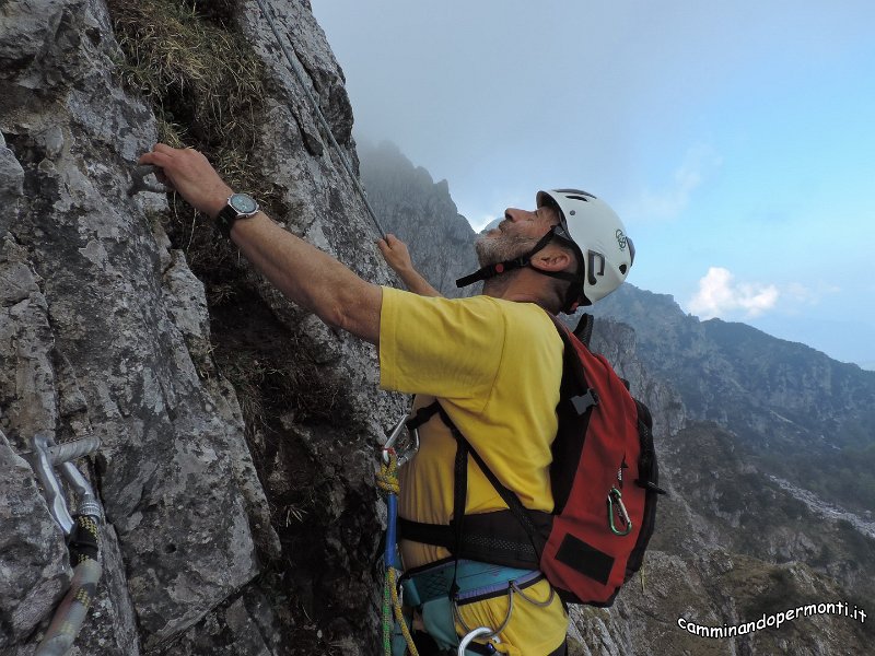 44 Ferrata MAURIZIO Anticima est Monte Alben.JPG -           